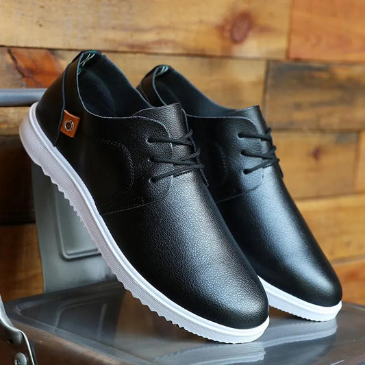 Spring Men's Shoes All-match Breathable Casual Sneakers Korean Style Trend Business Leather Shoes Student Sport Shoes