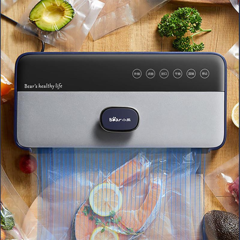 Household Small Automatic Vacuum Dual-use Sealing Machine Plastic Bag Sealer Vacuum Fresh-keeping Sealing Machine