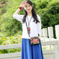 Embroidery Floral Women Messenger Bag Hmong Vintage Chinese National Style Crossbody Sh