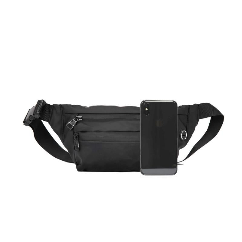 Pocket Men's Waterproof Leather Large-capacity Shoulder Bag Outdoor Riding Sports Messenger Bag