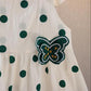 Girls Vest Dress Summer Polka Dot Sweet Butterfly Cotton Suspender Skirt Girl Cute Princess Skirt Sleeveless Waist A-line Skirt