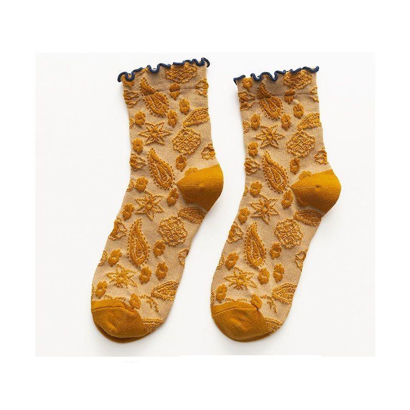 Women's Socks Fashion Print Cartoon Pattern Socks Winter Thick Warm Pile Pile Socks