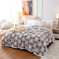Bed Bedspread Winter Warmth Thickening Three-dimensional Double Layer Comfort Cotton Wool Jacquard Blanket Lamb Wool Blanket Home Textile Bedspread