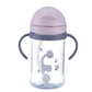 250/350ml Baby Feeding Cup with Straw Children Learn Feeding Drinking Bottle Kids Training Cup with Straw