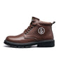 Martin Boots Men's Snow Boots Retro Men High Top Work Shoes Men's Leather Boots Men's Leather Shoes