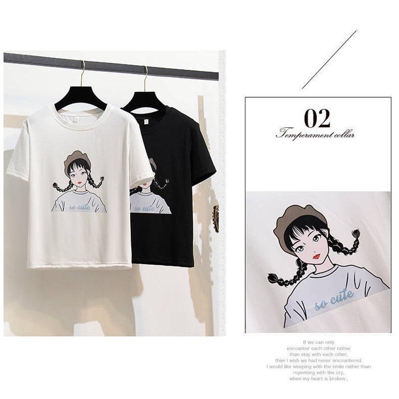 Fashion Summer Women Skirt Suit Printed T-shirt Multilayer Mesh Skirt Two-piece Set Elegant Outfits