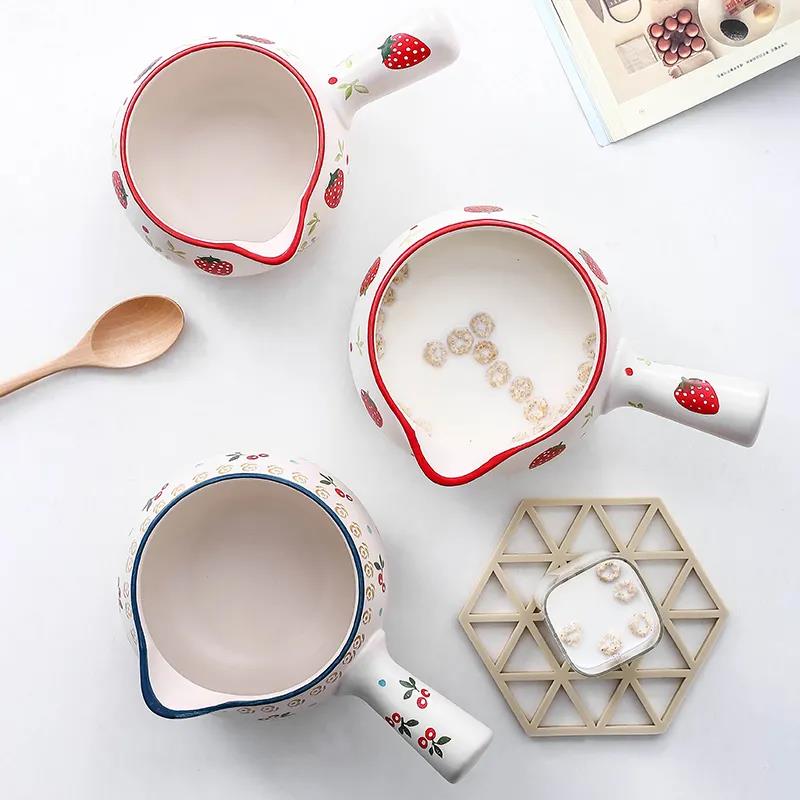 Japanese Milk Pot Ceramic Household Non-stick Pot Porridge Instant Noodle Milk Baby Food Supplement Mini Casserole