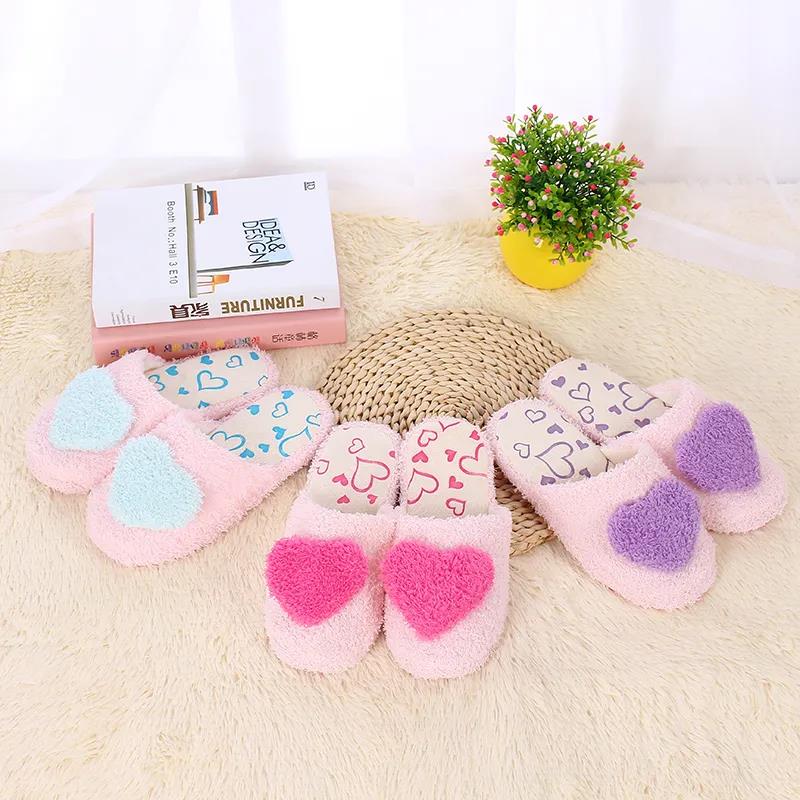 Women's Home Shoes Cartoon Shoes Indoor Autumn and Winter Cotton Shoes Women's Soft Bottom Non-slip Cotton Slippers