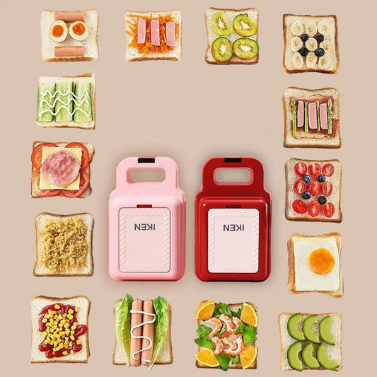 600W Breakfast Afternoon Tea Making Machine Sandwich Maker Bread Maker Barbecue Maker Kitchen Supplies
