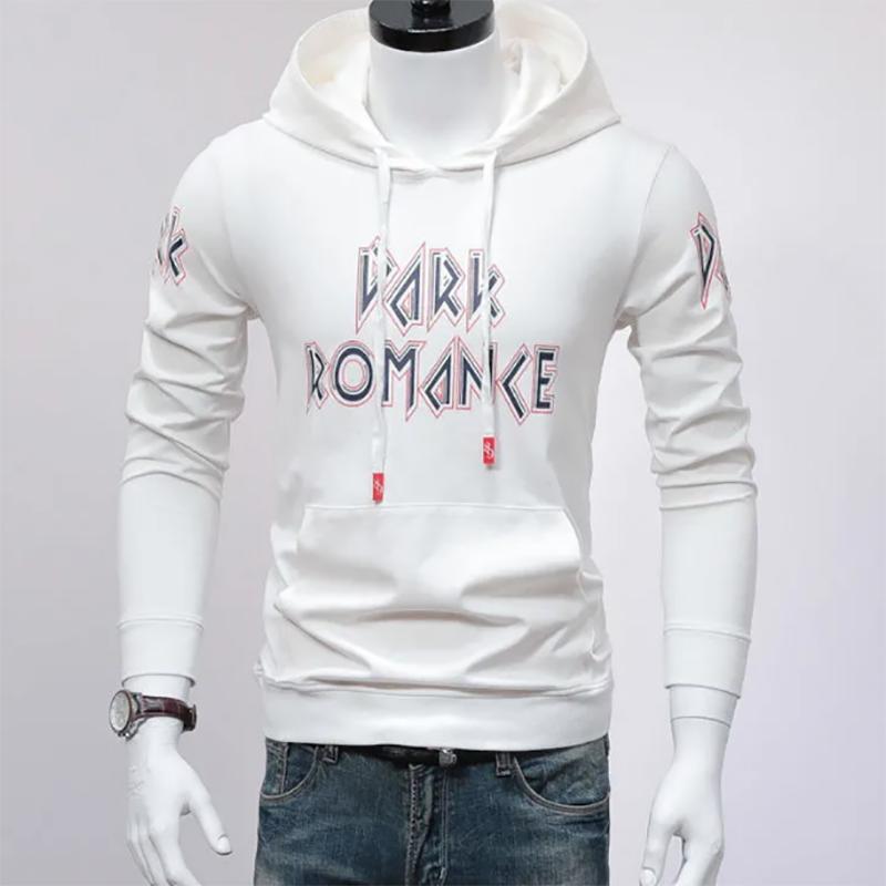 Men's Autumn Jacket Hoodie Trend Korean Slim Long Sleeve Outerwear Autumn Hooded Coats Men