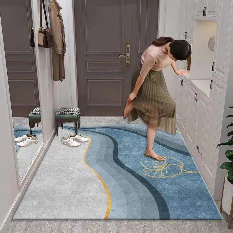 Simple Non-slip Carpet for Living Room and Bedroom Modern Floor Mat Entrance Door Mat