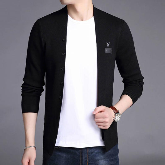 Cardigan Men Casual Knitted Sweater Men Clothes 2019 Autumn Winter Mens Sweaters and Cardigans Coat