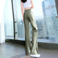 Cotton and Linen Wide-leg Pants Women's Spring and Summer High Waist Drape Loose and Thin Casual Straight Mopping Trousers