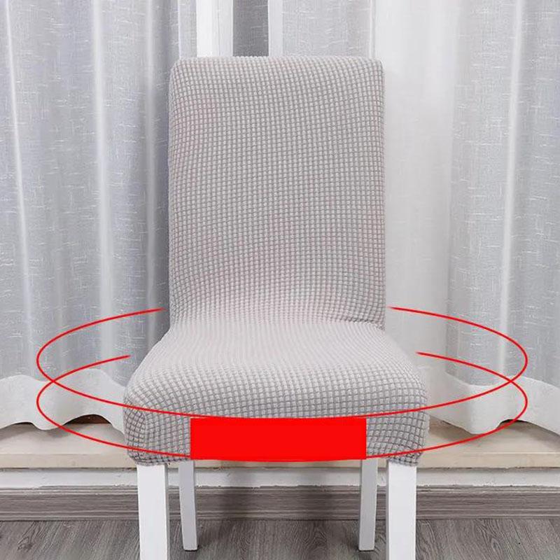 Solid Color Spandex Chair Covers Stretch Dining Room Seat Cover Elastic Chair Protective Case for Restaurant Wedding Banquet