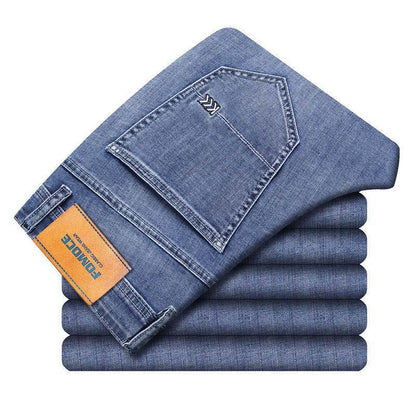 Summer Thin Long Pants Men's Jeans Men's Pants Straight Loose Casual All-match