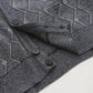Middle-aged and Elderly Men's Clothing Increase Fat Vest Dad Autumn and Winter Knitted V-neck Loose Cardigan Waistcoat Vest Sweater