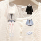 Fashion  Plus Size 2 Piece Set Women Summer Hollow Lace Shirt Tops Vest Denim Shorts Three-piece Set