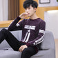 Autumn and Winter Slim Men's Sweater Long-sleeved Pullover Low-neck Jacket Fashion Casual Stretch Top