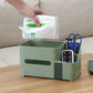 Tissue Box Living Room Household Multi-function Pumping Box Coffee Table Remote Control Storage Box Light Luxury Creative Roll Paper Tube