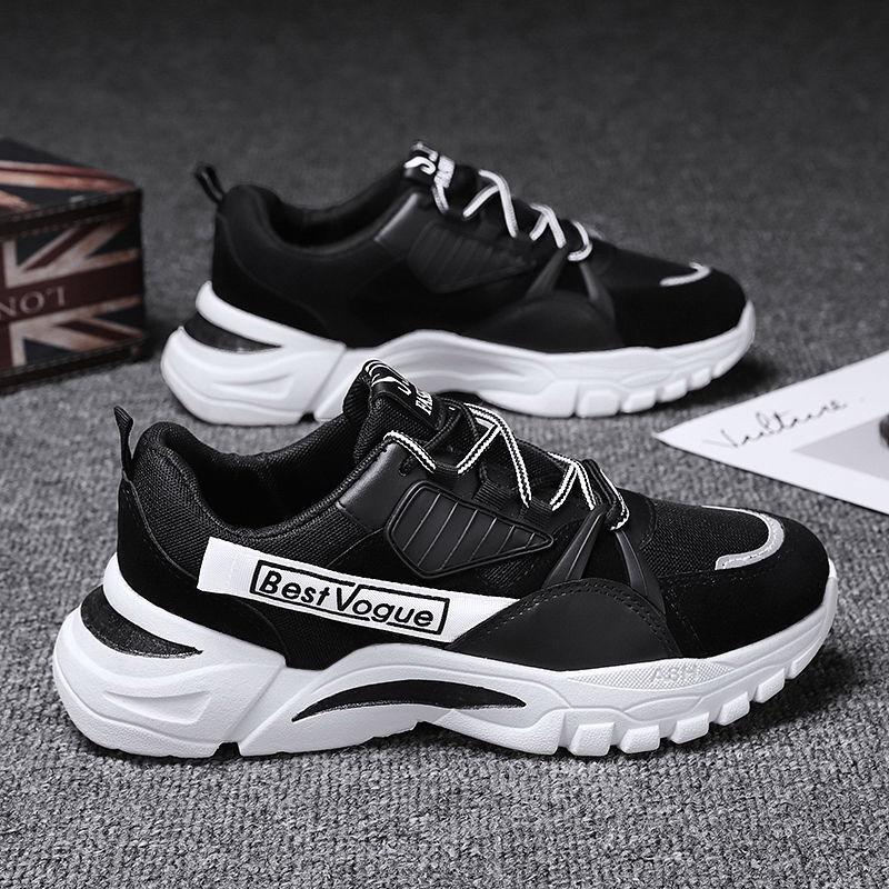 Summer Men's Sports Shoes Korean Style Trendy Old Shoes Casual Running Shoes All-match Student Casual Shoes