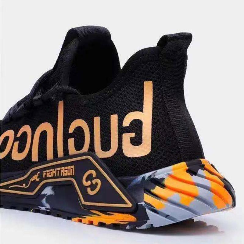 Autumn and Winter Fleece Men's Shoes Casual Breathable Sports Running Shoes Cloth Shoes Low Shoes