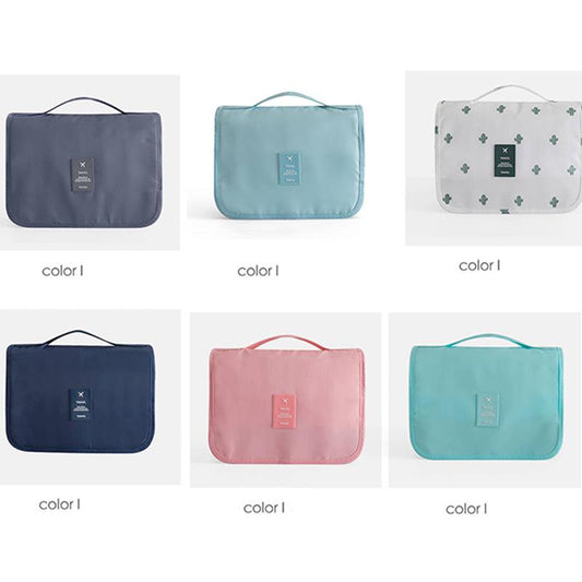 Foldable makeup organizer Cosmetic bag Large Hanging Toiletry Organizer Pouch for Women Men Girls