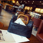 Casual Handbag Female Soft Leather Stitching Flower Female Bag Shoulder Messenger Bag