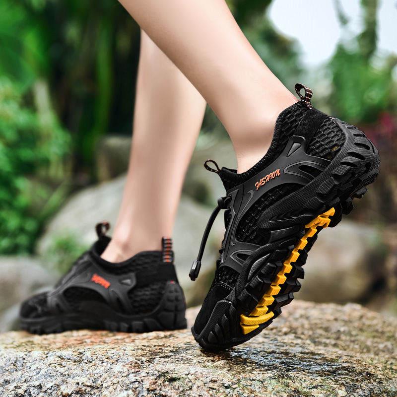 Plus Size 38-46 Summer Men Sneakers Hiking Shoes Lightweight Breathable Basketball Running Shoes Deodorant Mesh Casual Shoes