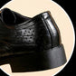Men's Pointed Leather Shoes Men Oxford Shoes Slip on Formal Dress Shoes for Man Leather Men Shoes Summer Hollow Breathable Oxford Shoes