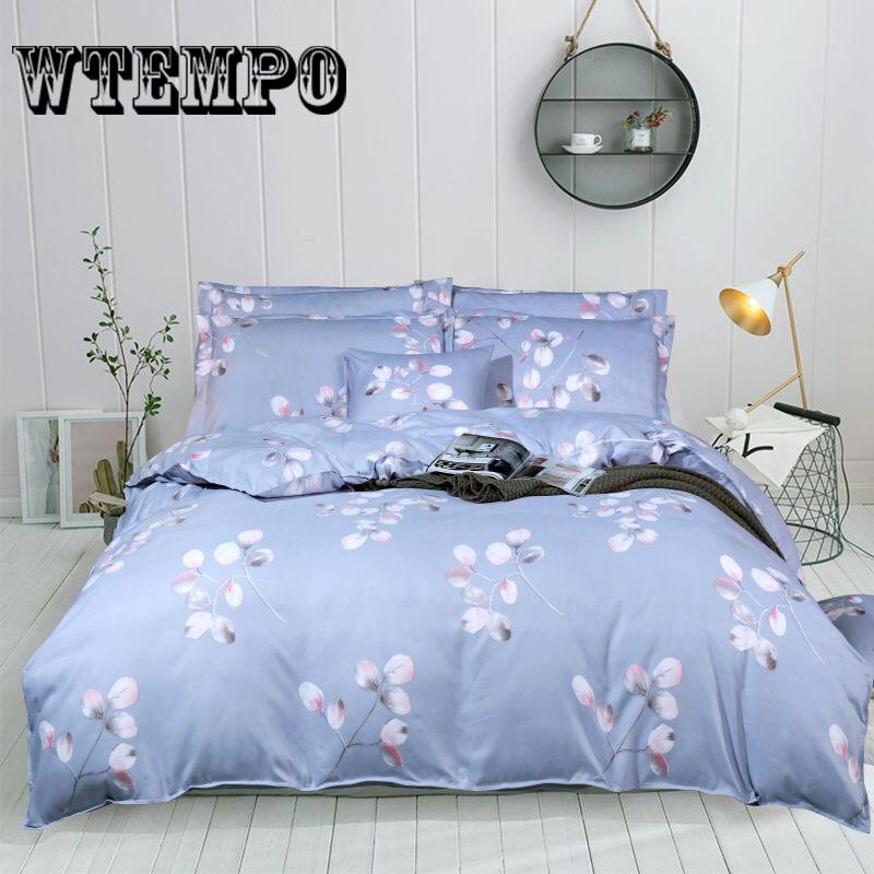 Sheet Pillowcase Duvet Cover Set Print Bedding Sets
