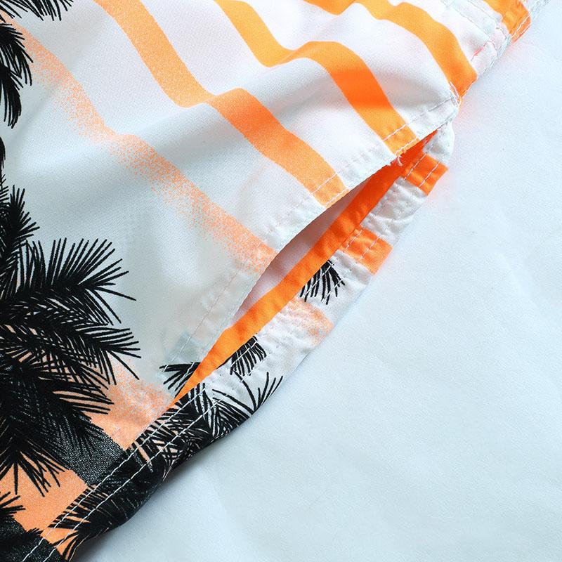 Thin Comfortable Beach Pants Men's Summer Coconut Tree Printing Breathable Sweat-absorbing Sports Outerwear Shorts
