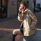 Parka Tooling Cotton Jacket Women's Mid-length Winter Plus Velvet Thickening Korean Style Windbreaker Jacket Tide