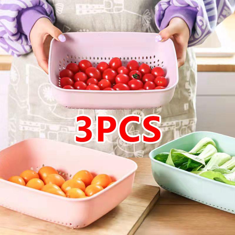 Large Drain Rack Kitchen Dishes Chopsticks Drain Rack Sink Drain Basket Home Organizer Hollow Basket Square Drain Pan Bowl Holder Tray Storage Basket