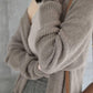Knit Long Cardigan Women Sweaters Female Long Sleeve Pocket Winter Cardigans Casual Knitwear Jumpers