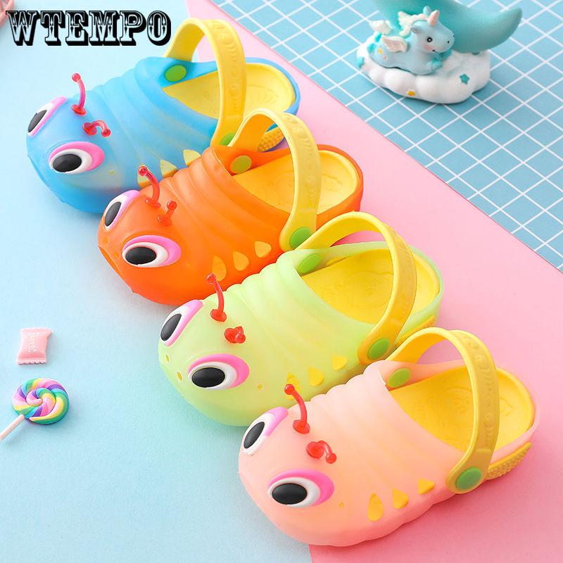 Anti-slip Shoes Kids Baby Boys Girls Kawaii Garden Summer Sandals Children Beach Slippers