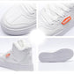 Autumn and Winter High-top White Shoes Women's Shoes All-match Casual Snow Boots Plus Velvet Cotton Shoes