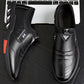 Spring Casual Leather Shoes Soft Bottom Breathable Men's PU Sneakers All Match British Business Lacing Shoes Outdoor Sports Shoes