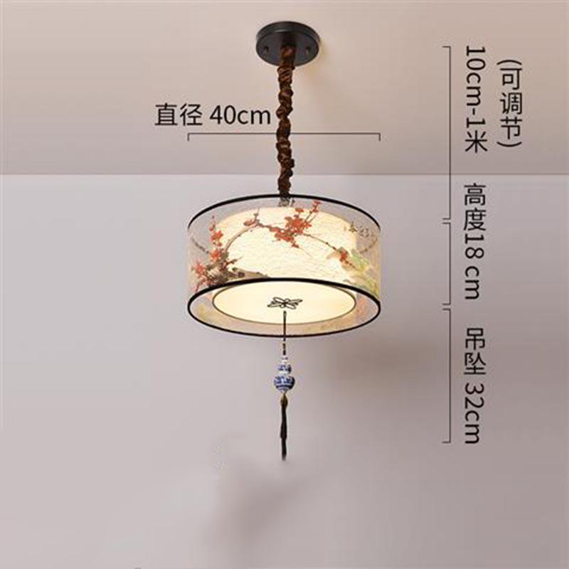Chinese Chandelier Lamp Retro Chinese Style Living Room Dining Room Study House Private Room Lamp
