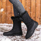 Ski Boots Women Winter Outdoor In The Tube Waterproof Non-slip Travel Snow Boots Plus Velvet Warm Plus Size Boots