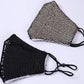 Ladies Cotton Sequin Masks Fall Winter High Quality Masks Warm Anti-smog Masks Solid Cotton Breathable Masks Adult Windproof Holiday Party Masks