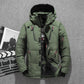 Winter Thick Down Jacket European and American Fashion Outdoor Leisure Warm Hooded Down Jacket