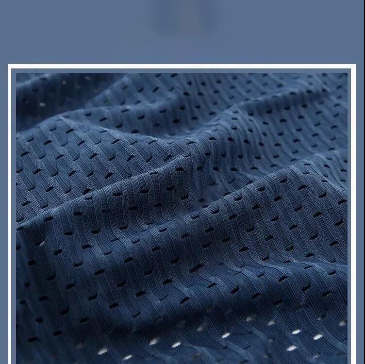 Summer Men's Underwear Mesh Ice Silk Briefs Sexy Breathable Thin Mid-waist Youth Briefs