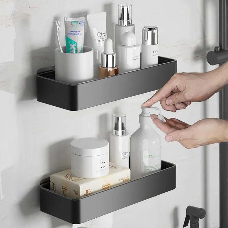 Sanitary Housing Bathroom Corner Wall Hanging Toilet Cosmetics Toilet Storage Rack