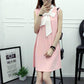 Dress Large Size Women's Chiffon Bow Long Loose Thin Sleeveless A Word Vest Skirt Summer
