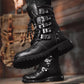 Martin Boots Men's High-top British Style Boots Tooling Boots Autumn Motorcycle Leather Boots Rider Boots Winter Men's Shoes