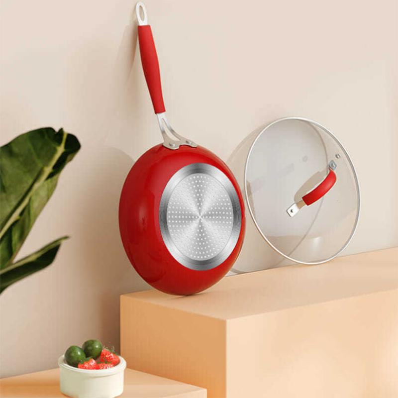 Pan Non-stick Pan Household Frying Pan Pancake Pan Fried Egg Pan Fried Steak Special Pan Induction Cooker Gas Stove Suitable for Uncoated