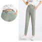 S-3XL Female Solid Color Thin Casual Cropped Pants Sports Sweatpants Women's Spring Summer Large Size Loose Long Harem Pants