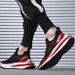 Spring Men's Shoes Trend All-match Casual Running Shoes Soft Sole Breathable Lightweight Shock-absorbing Sports Sneakers