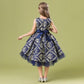 Lace Embroidery Formal Sleeveless Wedding Gown Tutu Princess Dress Flower Girls Children Clothing Kids Party for Girl Clothes