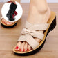 Summer Flip Flops Women Slippers Bow Platform Sandals Women Thick Bottom Wedges Slippers Casual Shoes